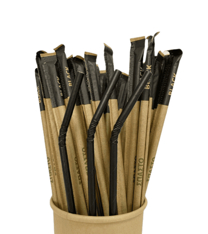 499294-710x800 ΚΑΛΑΜΑΚΙ ΧΑΡΤ. ΣΠΑΣΤΟ ΜΑΥΡΟ Κ6 6mm 21cm 1/1 250Τ/20Π - Image 1