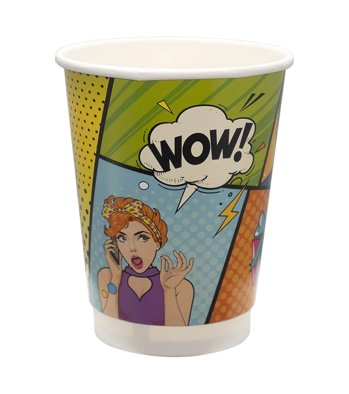 114241_2-710x800.webp.webp ΠΟΤΗΡΙ ΧΑΡΤ. 300ml THE WOW CUP DW-12 GD 25Τ/20Π - Image 1