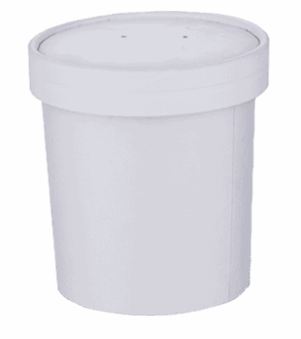 ΚΑΠΑΚΙ ΧΑΡΤ ΜΠΟΛ ΛΕΥΚΟ 800-1000ml 006638 NEW 25Τ/20Π