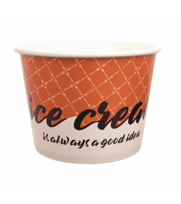 ΜΠΟΛ ΧΑΡΤ. 1100ml ICECREAM ORANGE 50Τ/12Π