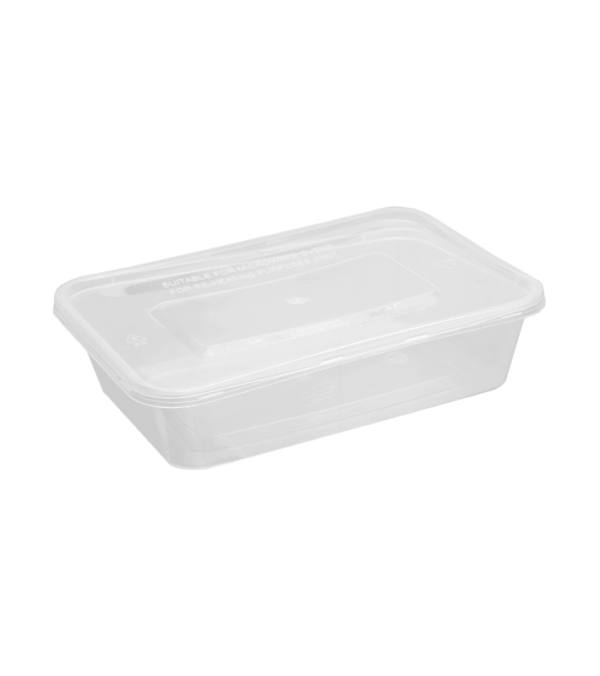 CONTAINER ΠΑΡ/ΜΟ PP ΔΙΑΦ 500ml Τ01 Μ/Κ 50Τ/6Π