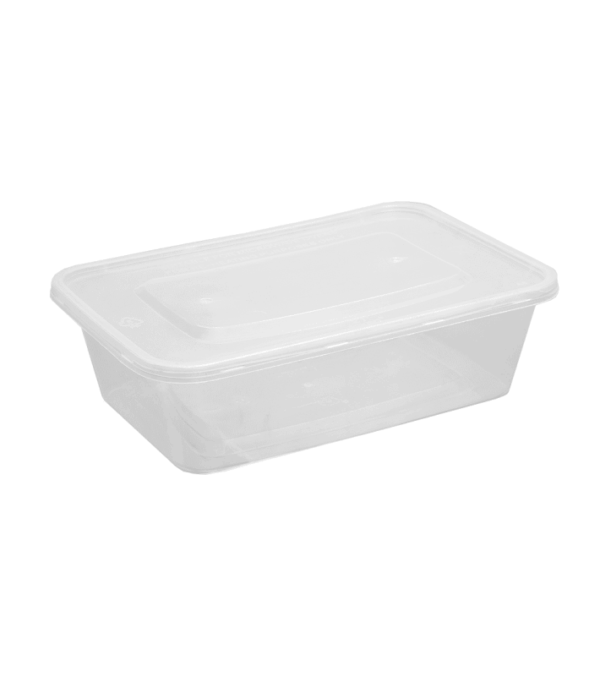 CONTAINER ΠΑΡ/ΜΟ PP ΔΙΑΦ 650ml Τ02 Μ/Κ 50Τ/6Π