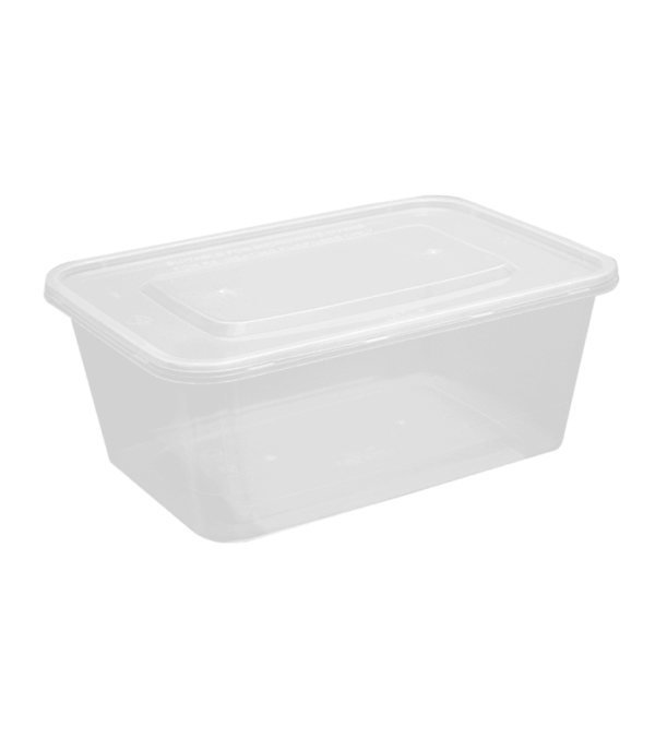 CONTAINER ΠΑΡ/ΜΟ PP ΔΙΑΦ 1000ml Τ04 Μ/Κ 50Τ/6Π