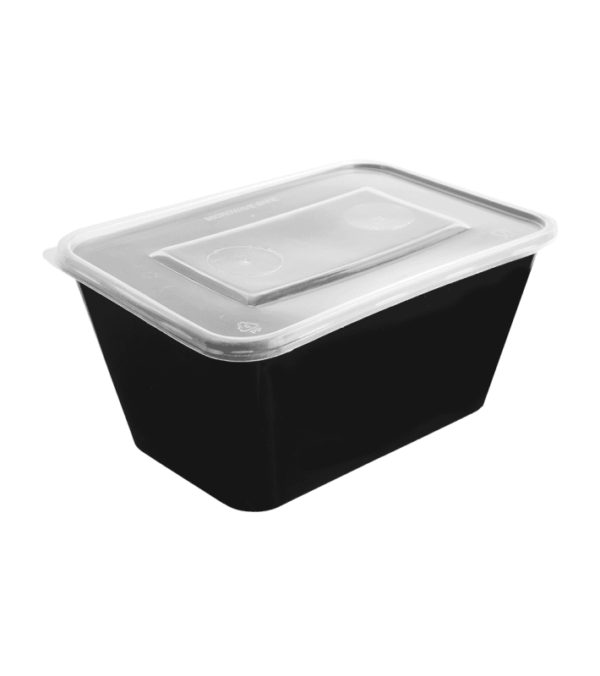 CONTAINER ΠΑΡ/ΜΟ PP ΜΑΥΡΟ 1000ml Τ42 Μ/Κ 50Τ/6Π