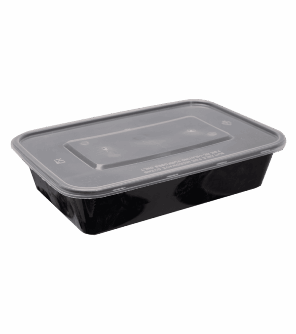CONTAINER ΠΑΡ. PP ΜΑΥ.ΡΗΧΟ 1000ml Τ45 Μ/Κ 50Τ/3Π