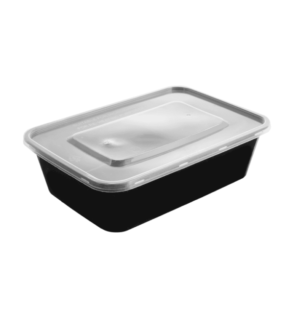 CONTAINER ΠΑΡ/ΜΟ PP ΜΑΥΡΟ 650ml Τ48 Μ/Κ 50Τ/6Π