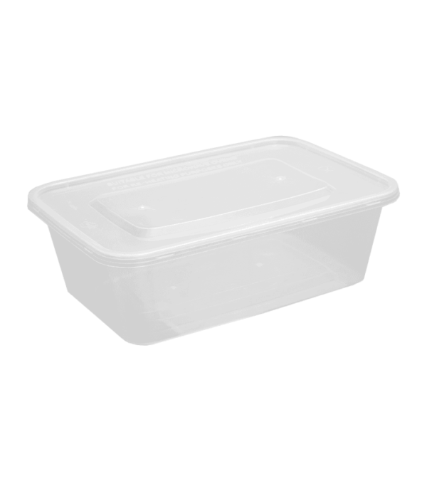 CONTAINER ΠΑΡ/ΜΟ PP ΔΙΑΦΑΝΟ 750ml Μ03 Μ/Κ 50Τ/6Π