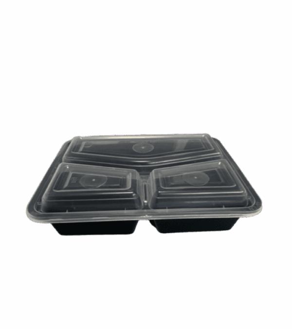CONTAINER ΠΑΡ/ΜΟ PP ΜΑΥΡΟ 950ml 3Θ P58 M/K 50Τ/3Π