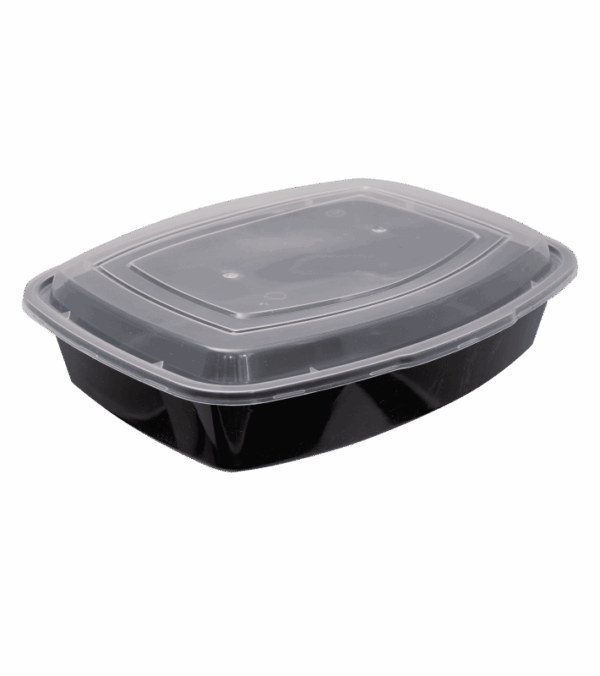 CONTAINER ΠΑΡ/ΜΟ PP ΜΑΥΡΟ 1550ml Μ33 ΜΘΚ 50Τ/2Π