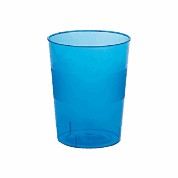 ΠΟΤΗΡΙ ΠΛ. PS CR. 250ml ΜΠΛΕ TEFACO 5300 10Τ/40Π