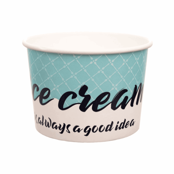 ΜΠΟΛ ΧΑΡΤ. 300ml ICECREAM LIGHT BLUE 50Τ/20Π