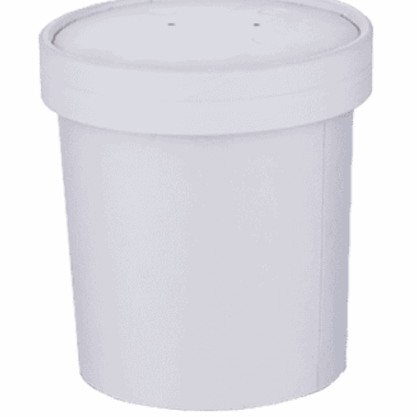ΚΑΠΑΚΙ ΧΑΡΤ ΜΠΟΛ ΛΕΥΚΟ 800-1000ml 006638 NEW 25Τ/20Π