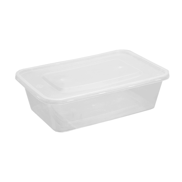 CONTAINER ΠΑΡ/ΜΟ PP ΔΙΑΦ 650ml Τ02 Μ/Κ 50Τ/6Π