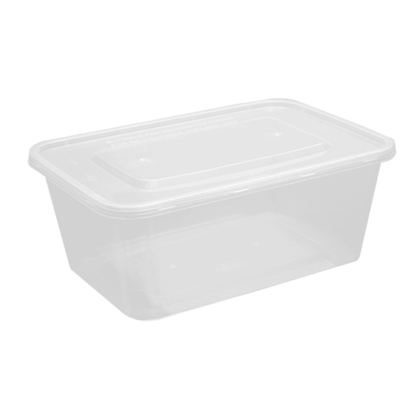 CONTAINER ΠΑΡ/ΜΟ PP ΔΙΑΦ 1000ml Τ04 Μ/Κ 50Τ/6Π