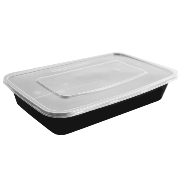 CONTAINER ΠΑΡ/ΜΟ PP ΜΑΥΡΟ 1250ml T43 M/K 50Τ/3Π