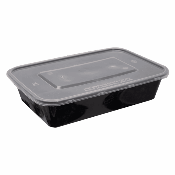 CONTAINER ΠΑΡ. PP ΜΑΥ.ΡΗΧΟ 1000ml Τ45 Μ/Κ 50Τ/3Π