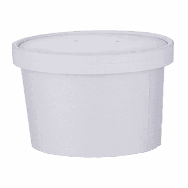 ΚΑΠΑΚΙ ΧΑΡΤ ΛΕΥΚΟ ΜΠΟΛ ΛΕΥΚΟ 350-500ml 96MM 25Τ/20Π