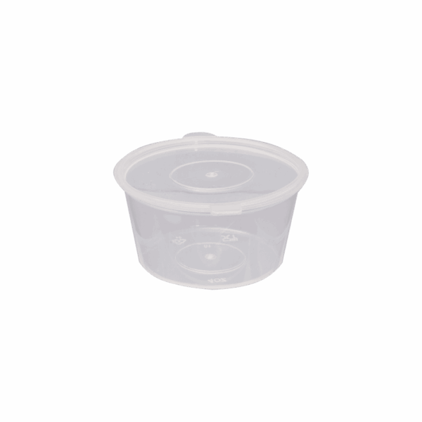 CONTAINER ΣΤΡΟΓΓ. PP ΔΙΑΦ 4oz P61 Μ/Κ 50Τ/20Π