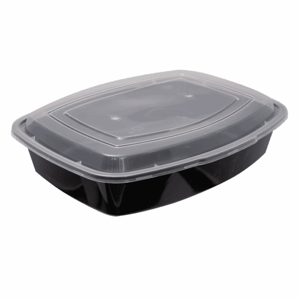 CONTAINER ΠΑΡ/ΜΟ PP ΜΑΥΡΟ 1550ml Μ33 ΜΘΚ 50Τ/2Π