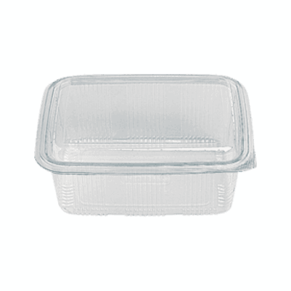 LUNCH BOX 2000ml ΔΙΑΦ. PET Υ27 100Τ/4Π