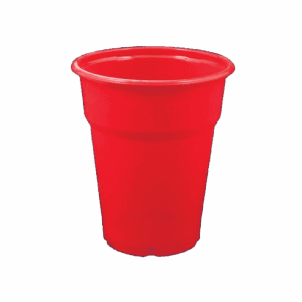 ΠΟΤΗΡΙ ΠΛ. PP 400ml ΚΟΚΚΙΝΟ ART 95/400 50Τ/48Π