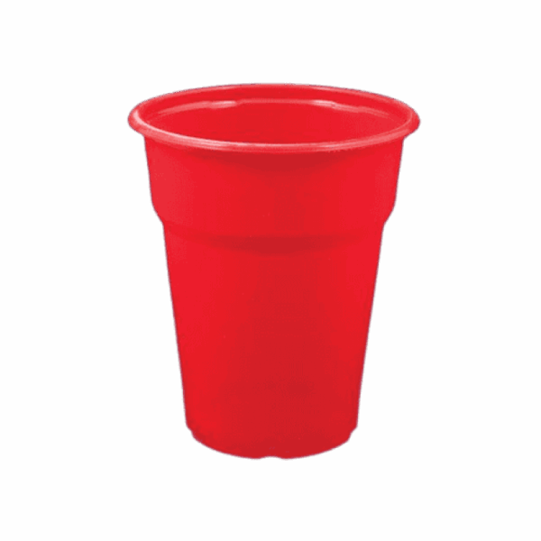 ΠΟΤΗΡΙ ΠΛ. PP 300ml ΚΟΚΚΙΝΟ ART 95/300 50Τ/48Π