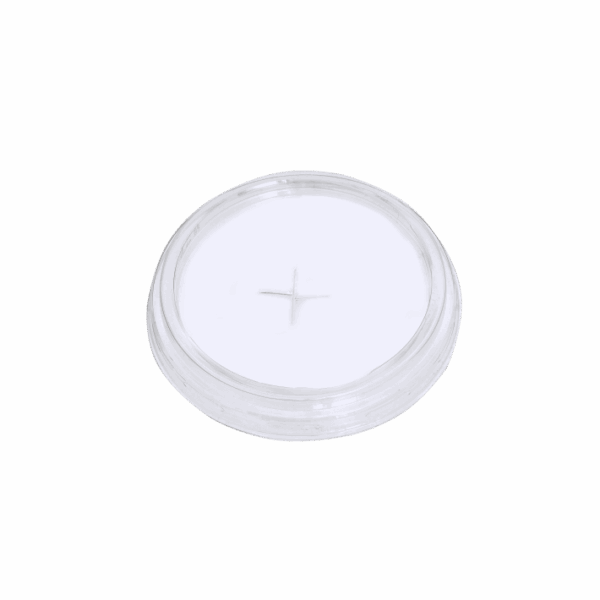 ΚΑΠΑΚΙ ΠΛ. PET ΔΙΑΦ. FLAT 95mm CROSS 100Τ/10Π