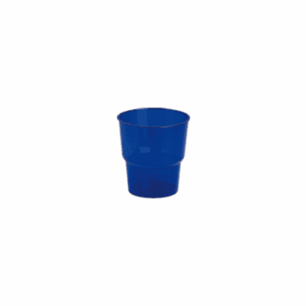 ΠΟΤΗΡΙ ΠΛ. PS CR. 250ml ΜΠΛΕ TEFACO 5200 10Τ/40Π